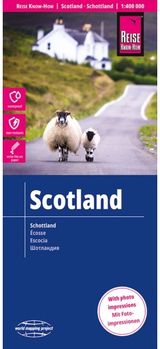 Scotland Map: 1:400,000 scale waterproof and tear resistant