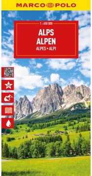 Alps Marco Polo Map