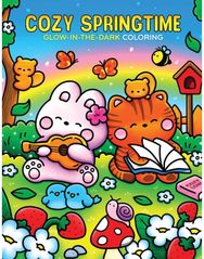 Cozy Springtime Glow-in-the-Dark Coloring