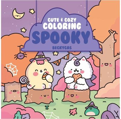 Cute & Cozy Coloring: Spooky