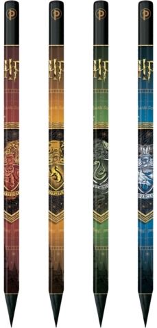 Hogwarts Houses (Harry Potter Collection) Pencil (4 Pack)