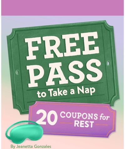 Free Pass to Take a Nap: 20 Coupons for Rest