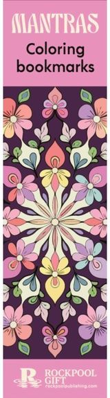 Mantras Coloring Bookmarks