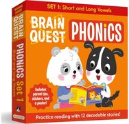 Brain Quest Phonics Readers: Set 1: 12 Decodable Readers: Short and Long Vowels