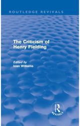 Criticism of Henry Fielding (Routledge Revivals)
