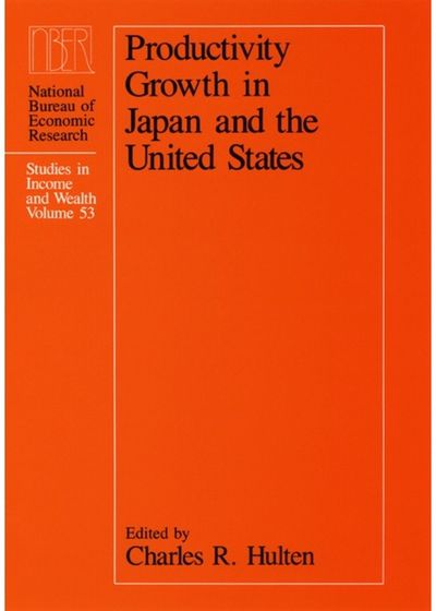 Productivity Growth in Japan and the United States