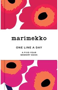 Marimekko One Line a Day (Red Unikko): A Five-Year Memory Book