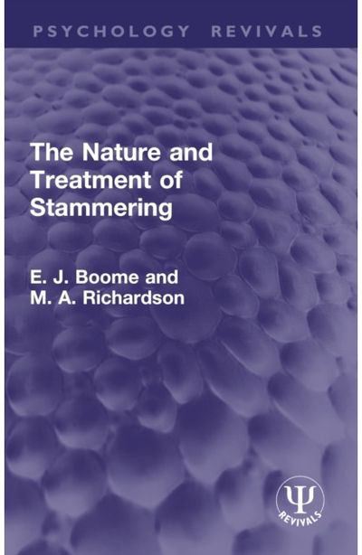 Nature and Treatment of Stammering