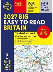 2027 Philips Big Easy to Read Britain Road Atlas (A3 Paperback): The detail you need at a size you can read