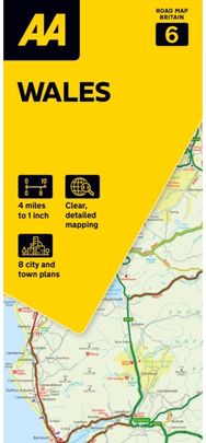 AA Road Map Wales