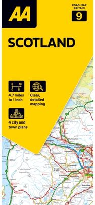 AA Road Map Scotland