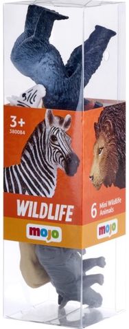 Wildlife Figure set 6pc 2-Asst
