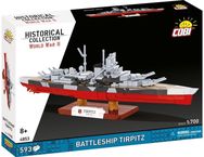 600 PCS HC WWII /4853/ Battleship TIRPITZ scale 1:700