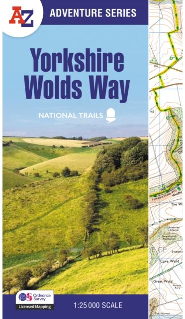 Yorkshire Wolds Way: With Ordnance Survey Mapping