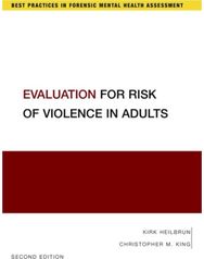 Evaluation for Risk of Violence in Adults