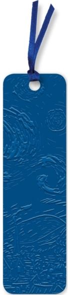Vincent van Gogh: The Starry Night Artisan Art Vegan Leather Bookmarks (pack of 10)