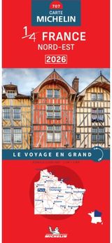 Northeastern France 2025 - Michelin National Map 707: Map