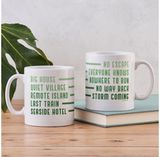 Crime Fiction Locations Mug