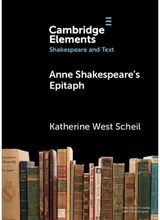 Anne Shakespeares Epitaph