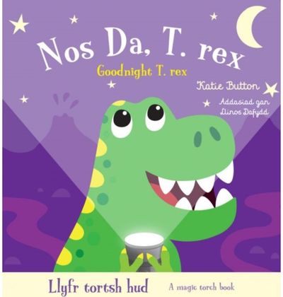 Llyfr Tortsh Hud: Nos Da T.rex / Magic Torch Book: Goodnight T.rex