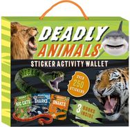 Deadly Animals Sticker Activity Wallet: Wild activities that travel with you