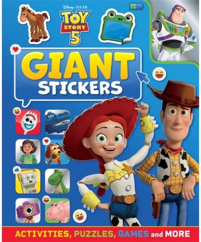 Disney Pixar Toy Story 5: Giant Stickers: Activity book packed with puzzles, games, stickers and more!