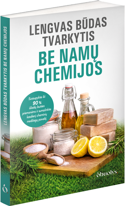 LENGVAS BŪDAS TVARKYTIS BE NAMŲ CHEMIJOS