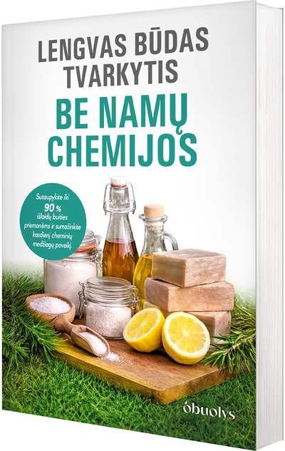 LENGVAS BŪDAS TVARKYTIS BE NAMŲ CHEMIJOS