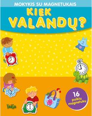 Kiek valandų? Mokykis su magnetukais