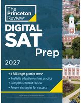 Princeton Review SAT Prep, 2027: 4 Full-Length Practice Tests (2 in Book + 2 Adaptive Tests Online) + Review + Online Tools