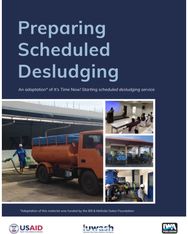 Preparing Scheduled Desludging