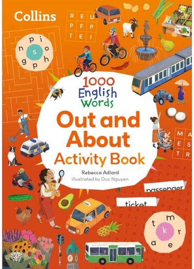 Collins 1000 English Words Activity Book: Out and about