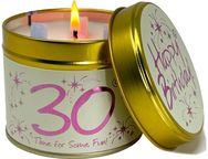 Happy Birthday 30 - Scented Tin Candle