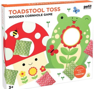 Toadstool Toss Wooden Cornhole Game
