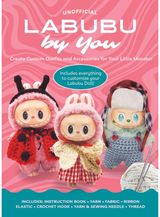 Unofficial Labubu by You: Create Custom Outfits and Accessories for Your Little Monster - Includes everything to customize you Labubu Doll! – Includes: Instruction book, Yarn, Fabric, Ribbon, Elastic, Heart button, Crochet hook,
