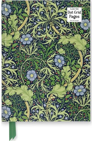 William Morris: Seaweed (Foiled Dot Grid Journal)