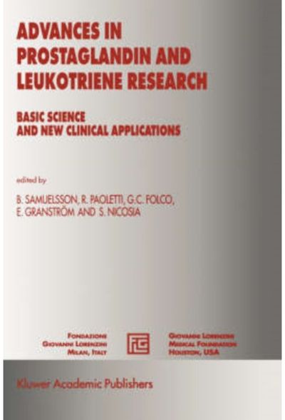 Advances in Prostaglandin and Leukotriene Research: Basic Science and New Clinical Applications