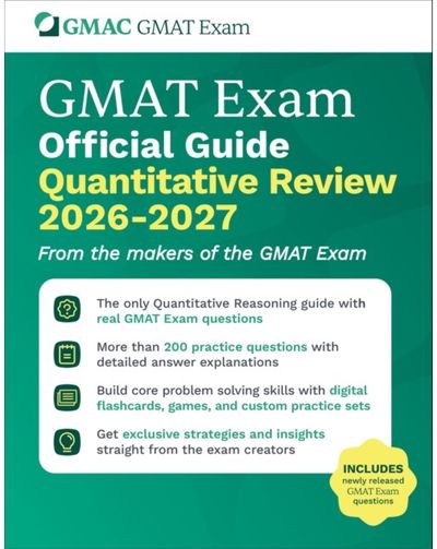 GMAT Official Guide Quantitative Review 2026 - 2027: Book + Online Question Bank