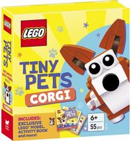 LEGO® Books. Tiny Pets: Corgi (with exclusive corgi mini-build, paper crafts, stickers and activity book)