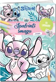 Stitch. Spalvinti smagu. Su lipdukais