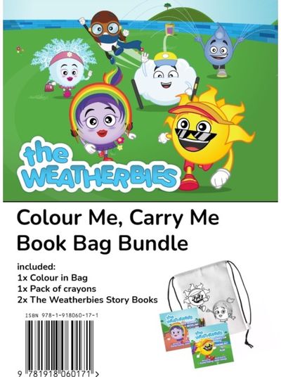 The Weatherbies Colour Me, Carry Me Book Bag Bundle