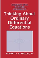 Thinking about Ordinary Differential Equations