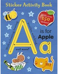 A is for Apple Sticker Activity Book