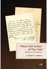 Were I the Author of This Tale”: Tolstoy As Translator