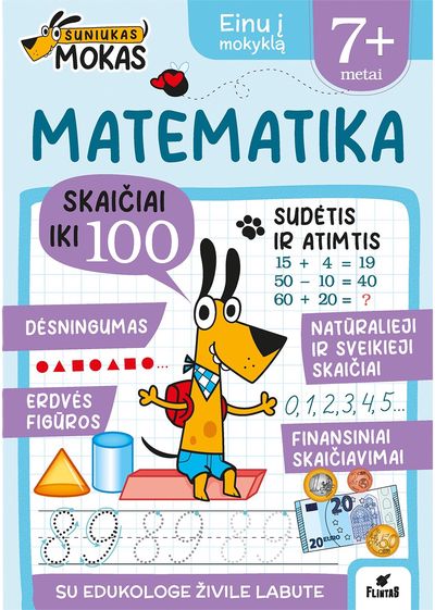 Šuniukas Mokas. Matematika nuo 7 m.