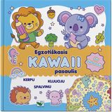 Egzotiškasis KAWAII pasaulis. Su lipdukais. Kerpu, klijuoju, spalvinu