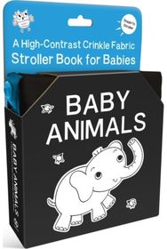 Baby Animals: A High-Contrast Crinkle Fabric Stroller Book for Babies