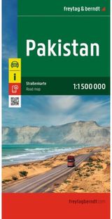 Pakistan Road Map: 1:1,500,000 scale