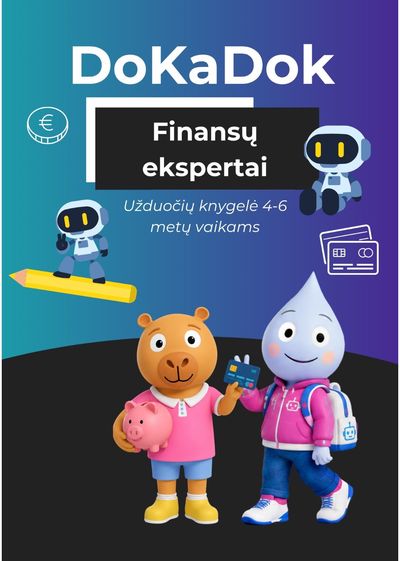 Finansų ekspertai (4-6 metų vaikams)