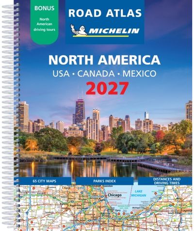 USA - Canada - Mexico 2027 Road Atlas (A4-Spiral)
